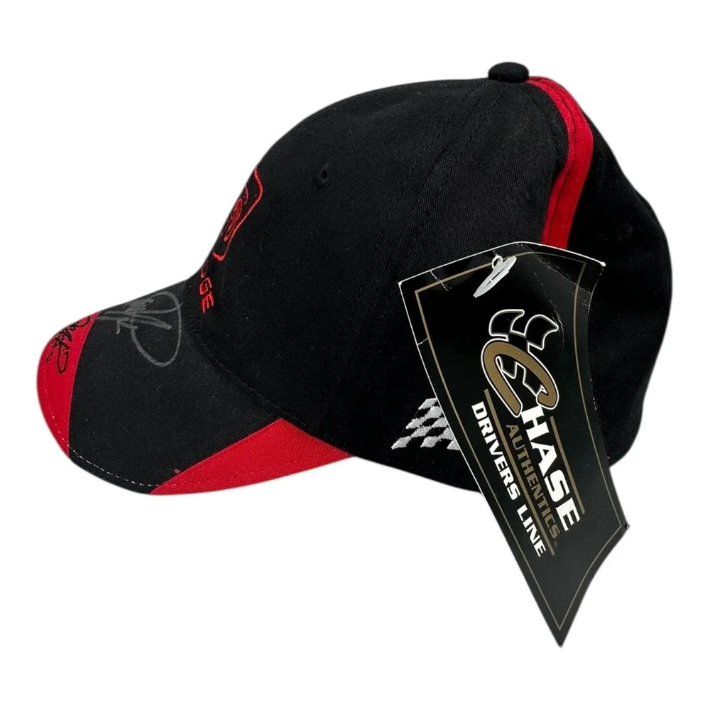 Chase Authentics Bill Mayfield Dodge Racing Hat‎ Cap NASCAR Signed